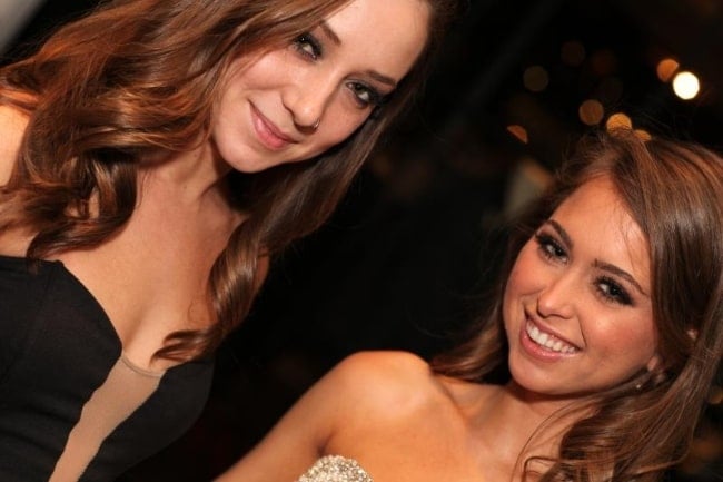 Riley Reid (Right) and Remy LaCroix at the 2013 AVN Awards held at the Hard Rock Hotel & Casino in Las Vegas, Nevada