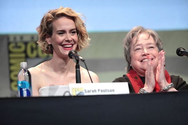 Sarah Paulson and Kathy Bates as seen at the San Diego Comic Con International in 2015