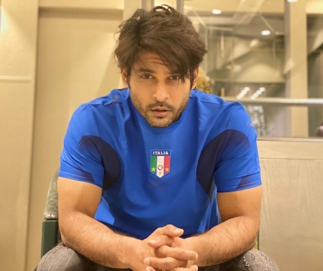 Sidharth Shukla as seen in July 2020