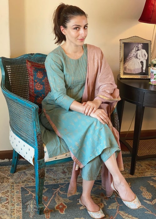 Soha Ali Khan as seen in an Instagram Post in February 2020