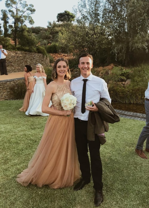 Theodora Lee and Andrew Tainton, as seen in March 2019