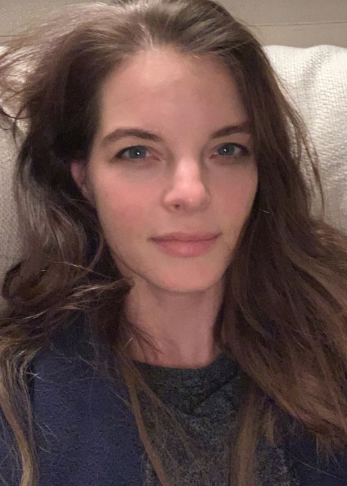 Yvonne Catterfeld in an Instagram selfie from April 2020