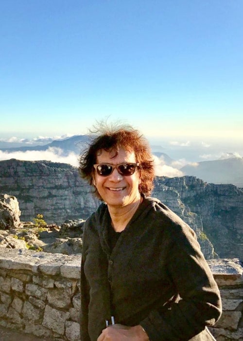 Zakir Hussain as seen in an Instagram Post in April 2020