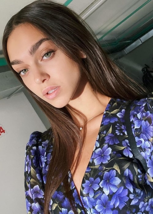 Zhenya Katava as seen in a selfie that was taken in Minsk, Belarus in August 2020