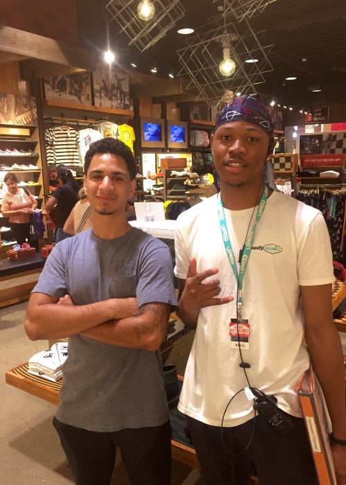 ness.lmao as seen in a picture taken with YouTuber and rapper TheDissRapper in June 2019