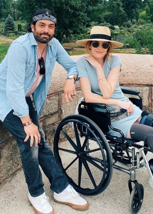 Amy Purdy and Daniel Gale, as seen in September 2020
