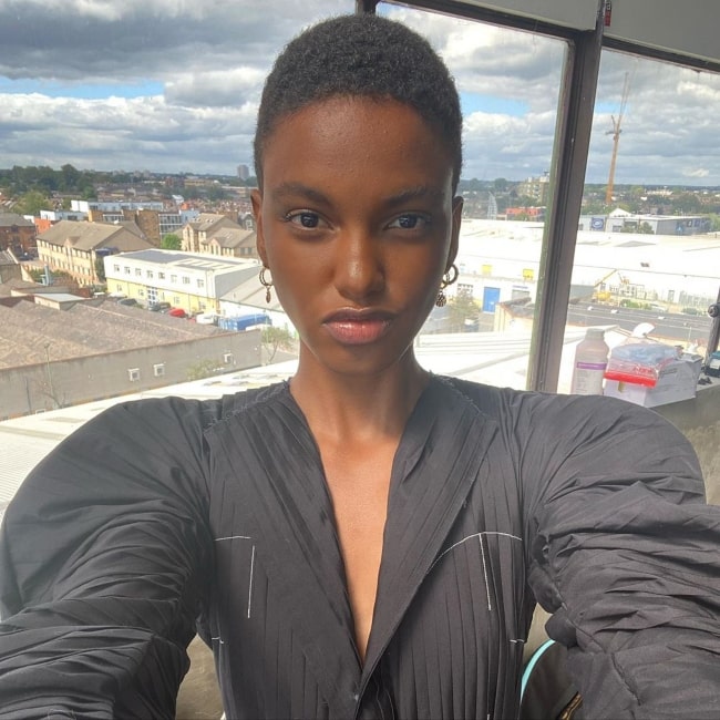 Ana Barbosa as seen in a selfie that was taken in London, United Kingdom in August 2020