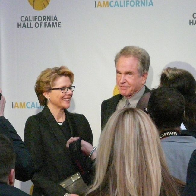 Annette and husband Warren Beatty as seen together in 2013