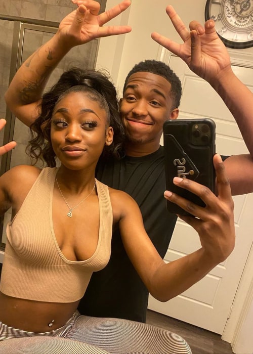 BJ GROOVY and A'niya Lay, as seen in an Instagram Post in May 2020