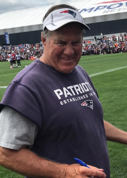 Bill Belichick as seen in an Instagram Post in August 2017