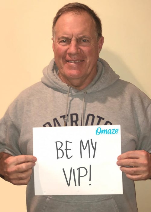 Bill Belichick as seen in an Instagram Post in December 2018