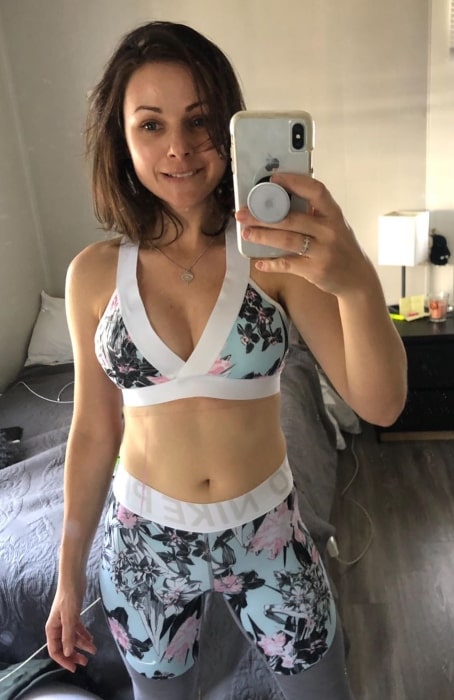 Brooke Williams as seen while clicking a mirror selfie