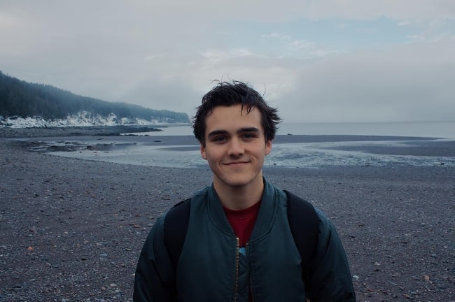 Charles Gillespie at Fundy National Park in Canada in December 2018