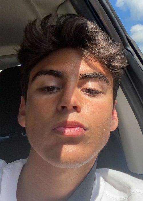 Daniel De Aguiar as seen in a selfie that was taken in August 2020