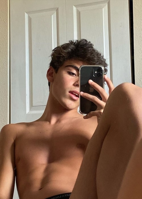 Daniel De Aguiar as seen in a selfie that was taken in March 2020