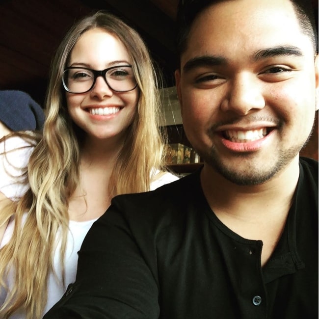 DfieldMark as seen in a selfie that was taken with Paige in while on a Sushi date in August 2015