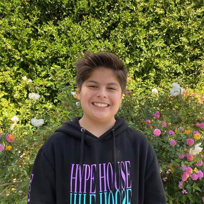 Enzo Lopez as seen while posing for a picture in Los Angeles, California in March 2020