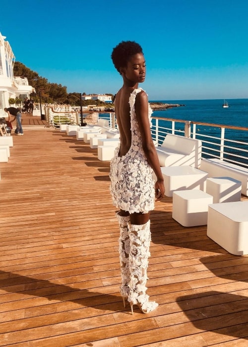 Fatou Jobe as seen in a picture that was taken at the French Riviera in June 2018