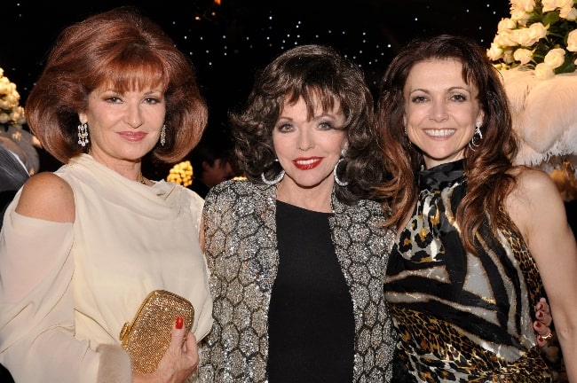 From Left to Right - Stephanie Beacham, Joan Collins, and Emma Samms in London in 2009
