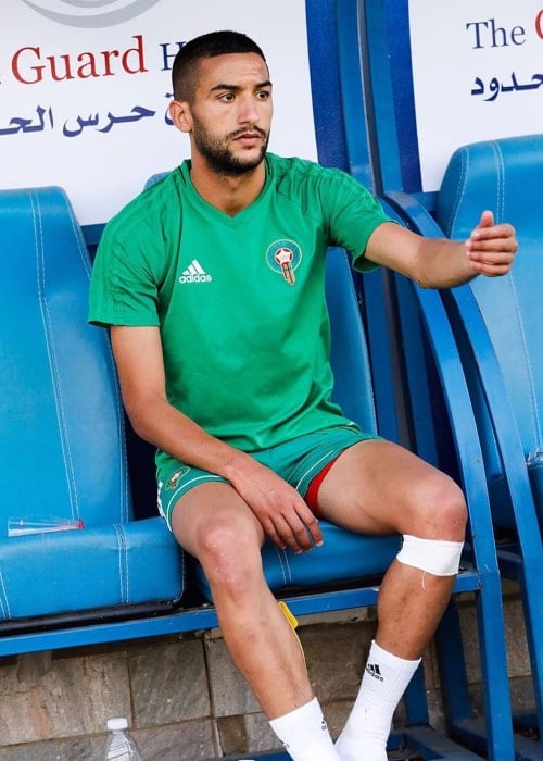 Hakim Ziyech as seen in an Instagram Post in July 2019