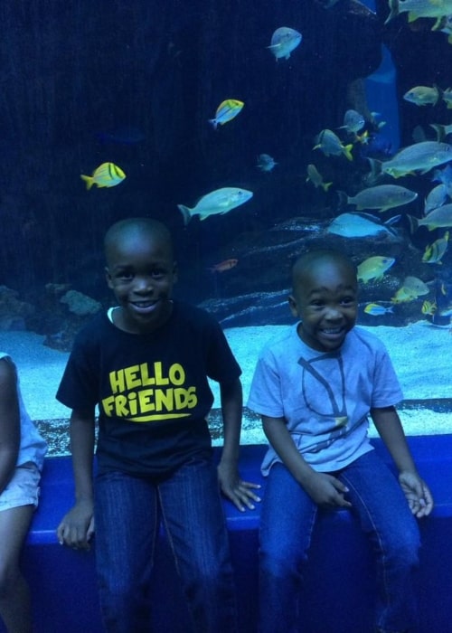 Isaiah Fredericks as seen in a picture that was taken with his brother Jojo at the Georgia Aquarium on August 30, 2014