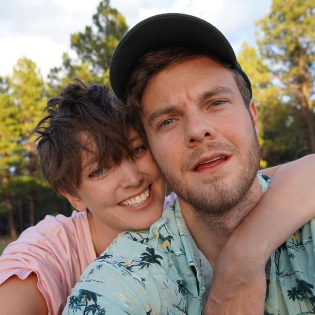 Jack Quaid and Lizzy McGroder as seen in an Instagram post in August 2020