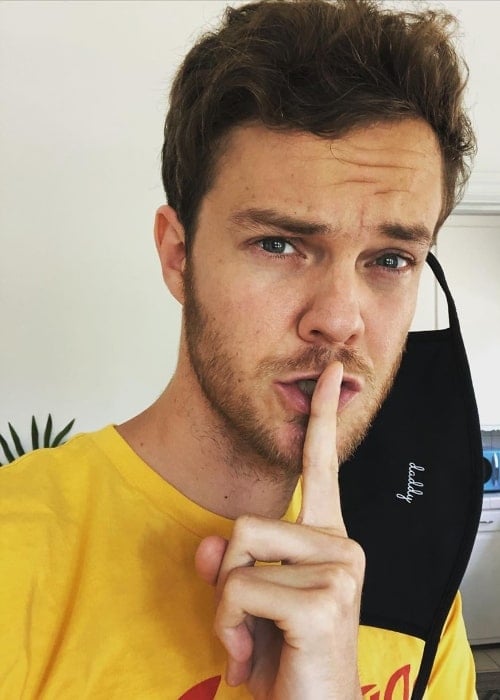 Jack Quaid as seen while clicking a selfie in June 2020