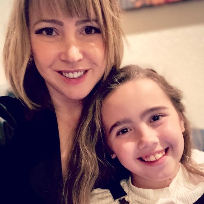 Jennifer Tisdale smiling in a picture alongside her daughter in February 2020