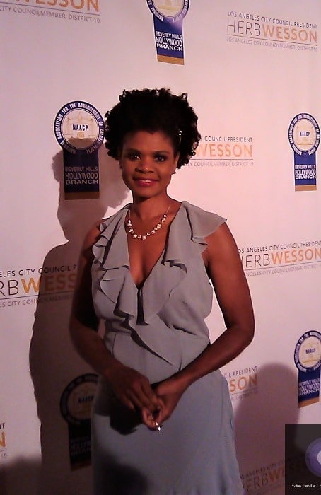 Kimberly Elise as seen while posing for the camera at an event in June 2019