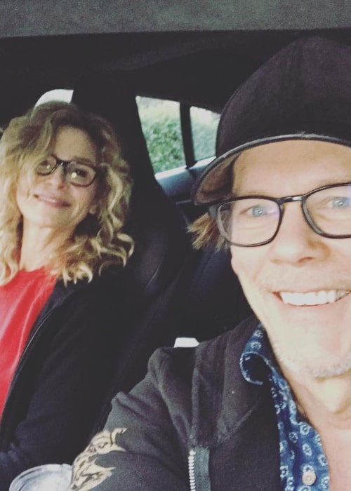 Kyra Sedgwick and Kevin Bacon, as seen in March 2018