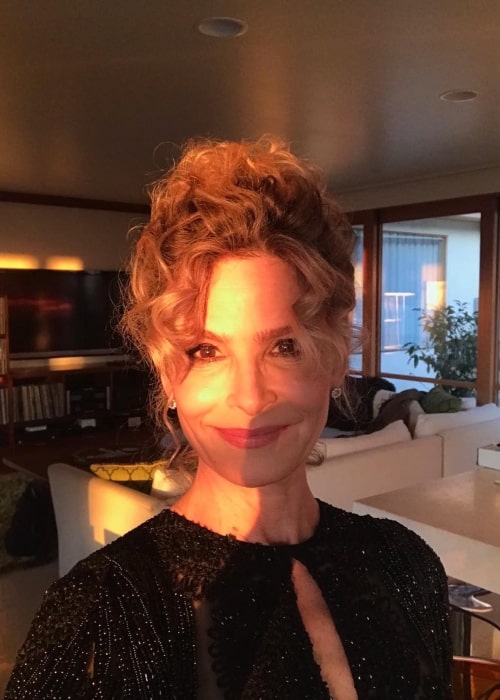 Kyra Sedgwick in an Instagram selfie from February 2018