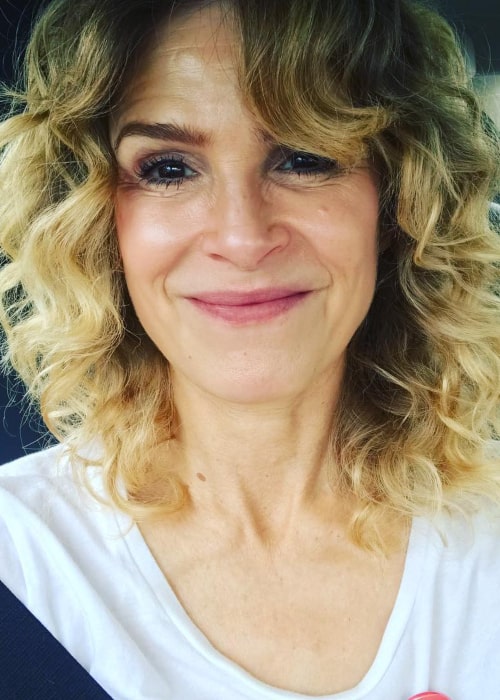 Kyra Sedgwick in an Instagram selfie from November 2018