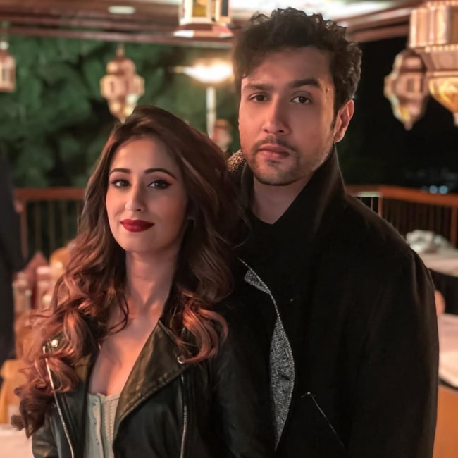 Maera Mishra smiling in a picture alongside Adhyayan Suman