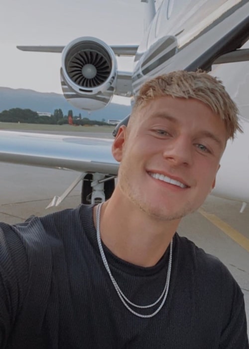 Max Wyatt as seen in a selfie that was taken in August 2020