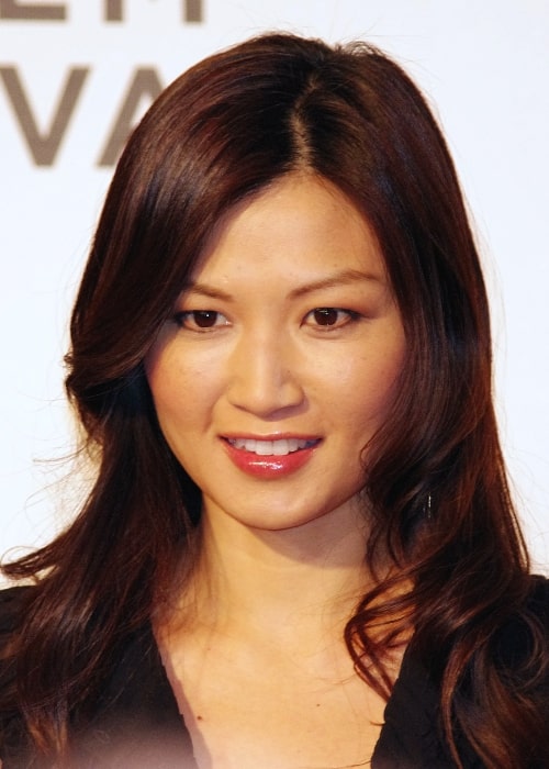 Michelle Krusiec at the 2012 Tribeca Film Festival premiere of Knife Fight