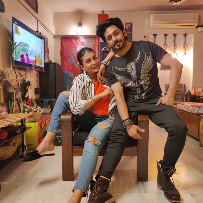 Pavitra Punia as seen in a picture alongside Aditya Ranvijay