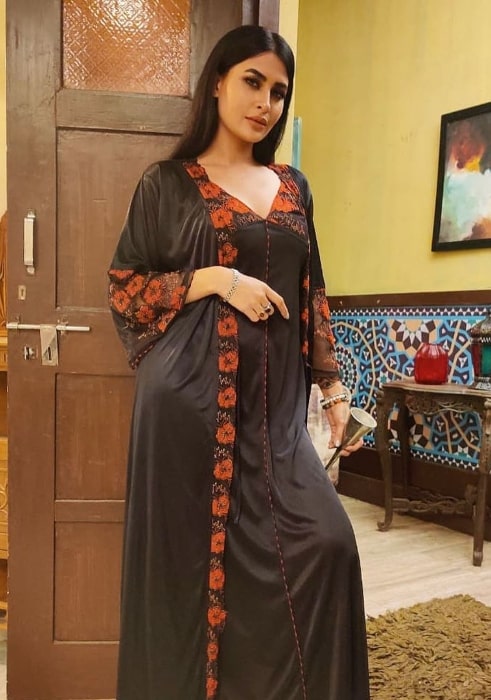 Pavitra Punia posing for the camera in July 2020