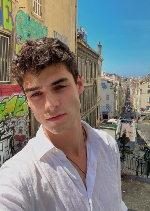 Raf Miller as seen in a selfie that was taken in Marseille, France in August 2020