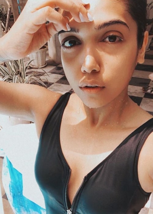 Samiksha Pednekar as seen in a selfie that was taken in September 2020