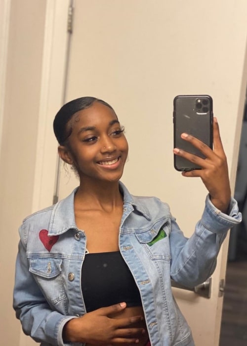 Tee Tee as seen in a selfie that was taken in September 2019