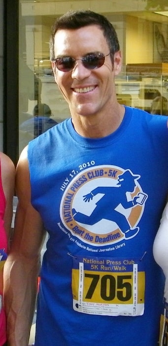 Tony Horton pictured at the National Press Club 5K race in July 2010