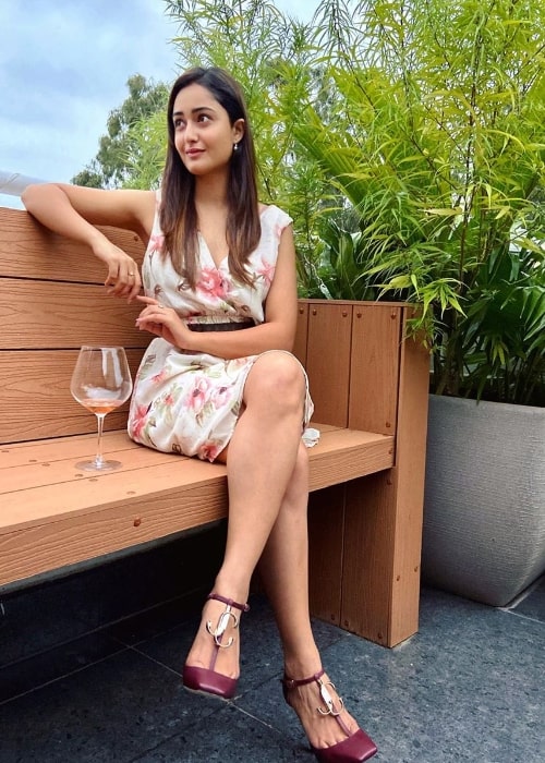 Tridha Choudhury as seen in an Instagram post in August 2020