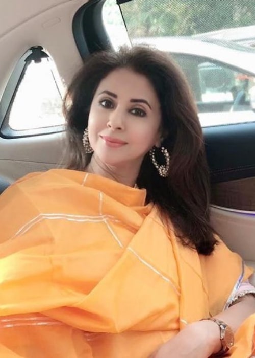 Urmila Matondkar in an Instagram selfie from January 2020