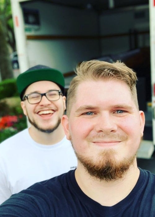 Your Narrator as seen in a selfie that was taken with his buddy Blaine Stricklin in May 2020