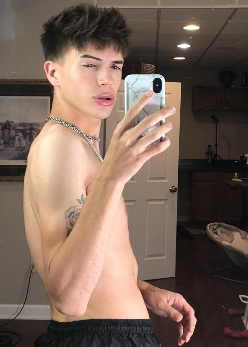 Zachary Todd as seen in a selfie that was taken in July 2018