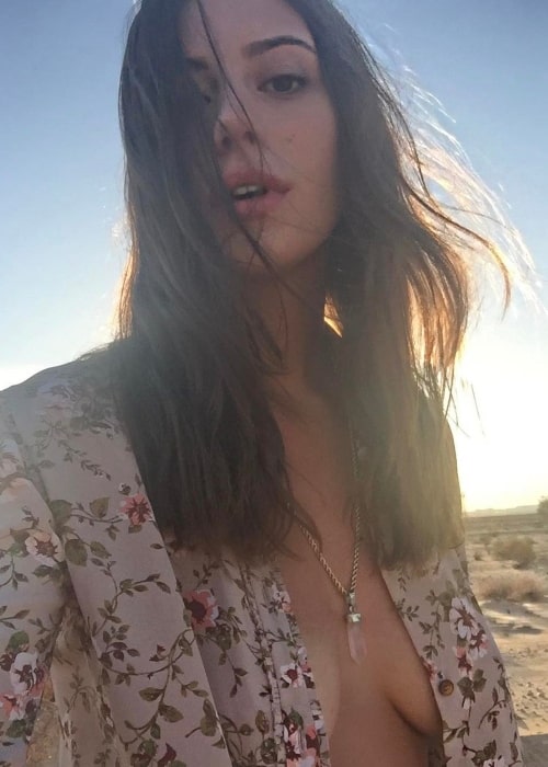 Alejandra Guilmant as seen in a selfie that was taken in Twentynine Palms, California in March 2017