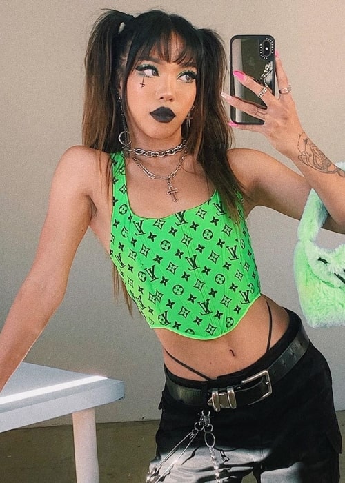 Alexa Jade in a selfie that was taken in Los Angeles, California in August 2020