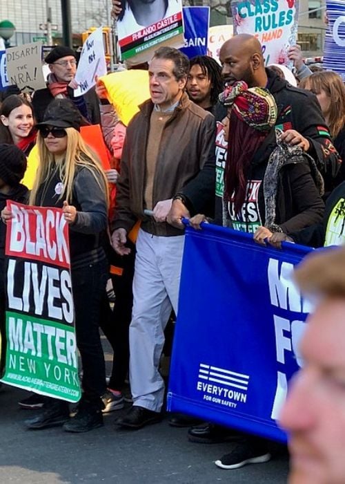 Andrew Cuomo as seen at the March For Our Lives rally in 2018