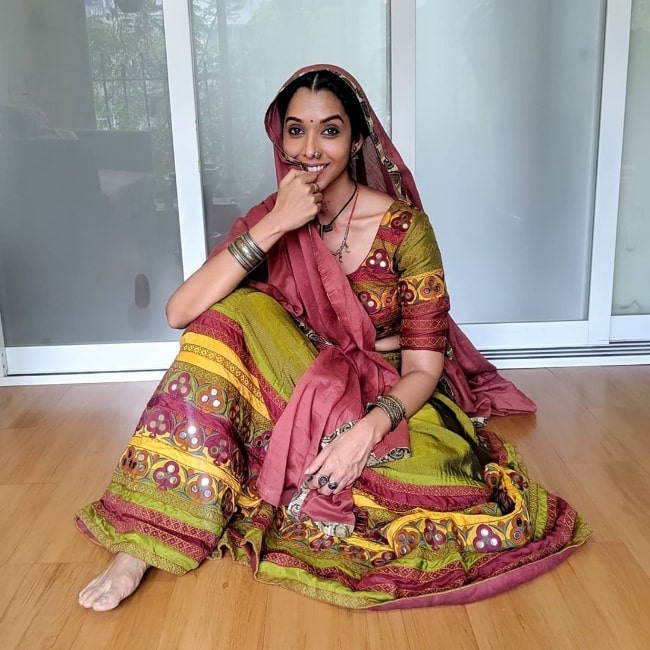 Anupriya Goenka as seen while wearing a Rajasthani attire in October 2020