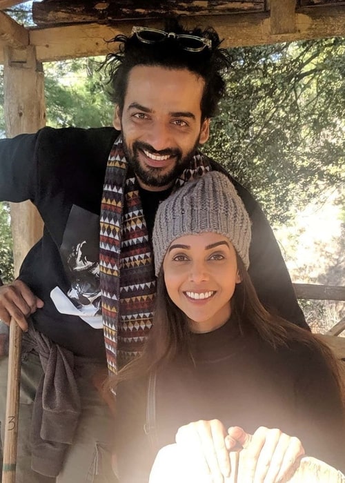 Anupriya Goenka smiling in a picture alongside Vaibhav Raj Gupta